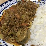 簡単ドライカレー風